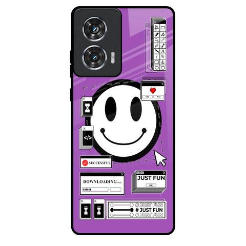 Code with Smile Motorola Edge 50 Fusion 5G Glass Back Cover Online