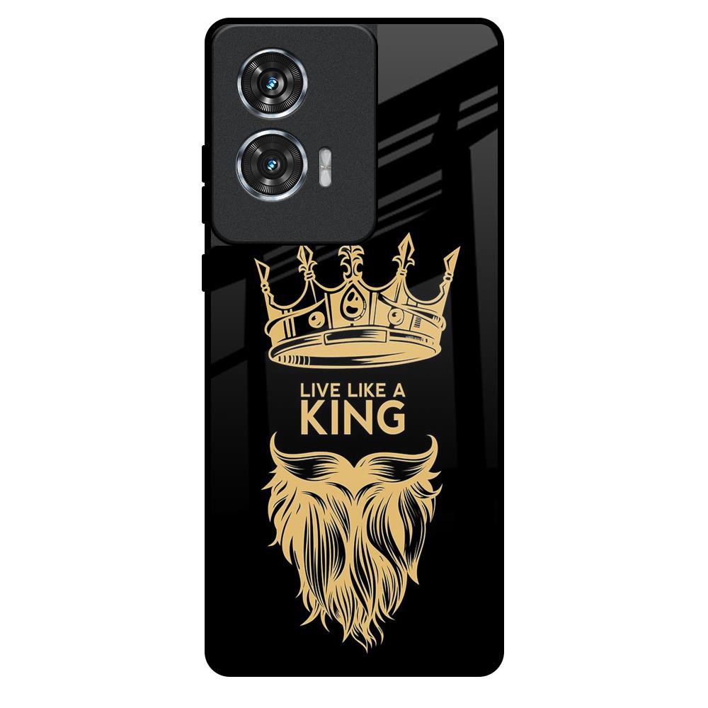 King Life Motorola Edge 50 Fusion 5G Glass Back Cover Online