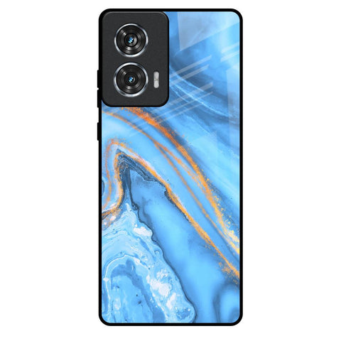 Vibrant Blue Marble Motorola Edge 50 Fusion 5G Glass Back Cover Online