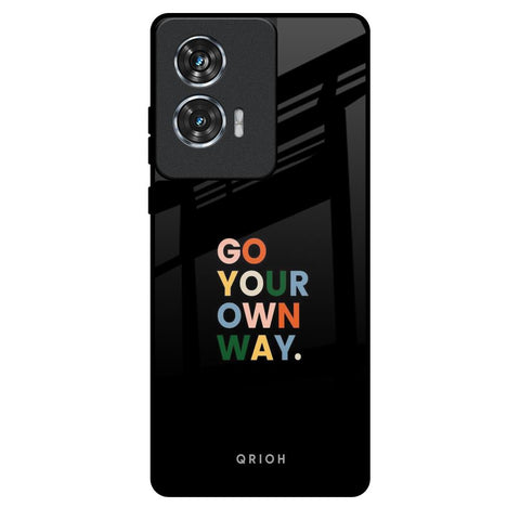 Go Your Own Way Motorola Edge 50 Fusion 5G Glass Back Cover Online