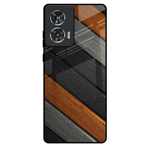 Tri Color Wood Motorola Edge 50 Fusion 5G Glass Back Cover Online
