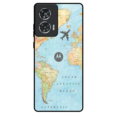 Fly Around The World Motorola Edge 50 Fusion 5G Glass Back Cover Online