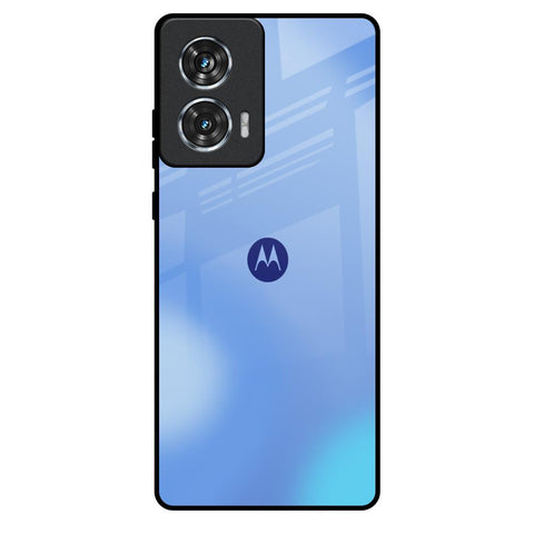 Vibrant Blue Texture Motorola Edge 50 Fusion 5G Glass Back Cover Online