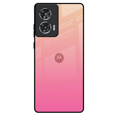 Pastel Pink Gradient Motorola Edge 50 Fusion 5G Glass Back Cover Online