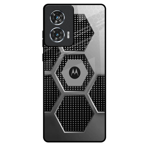 Hexagon Style Motorola Edge 50 Fusion 5G Glass Back Cover Online