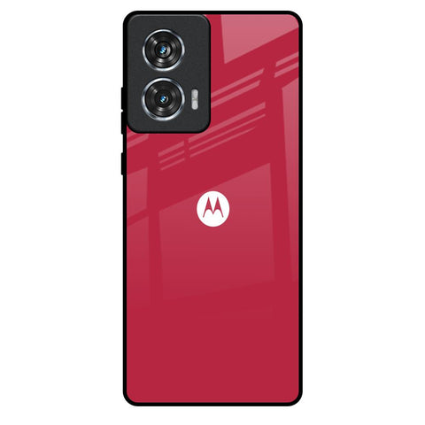 Solo Maroon Motorola Edge 50 Fusion 5G Glass Back Cover Online