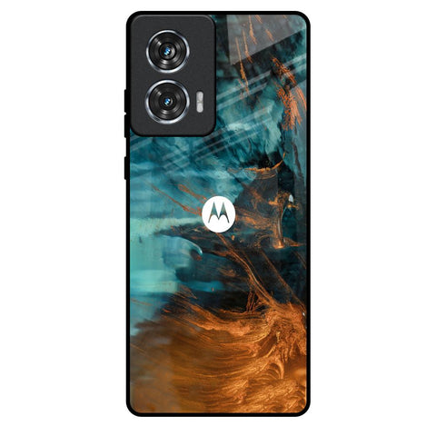 Golden Splash Motorola Edge 50 Fusion 5G Glass Back Cover Online