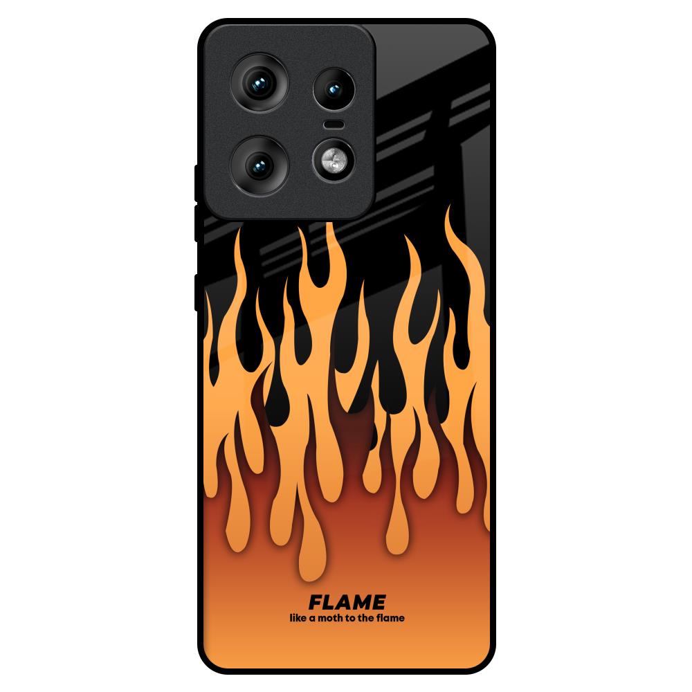 Fire Flame Motorola Edge 50 Pro 5G Glass Back Cover Online