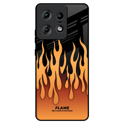 Fire Flame Motorola Edge 50 Pro 5G Glass Back Cover Online
