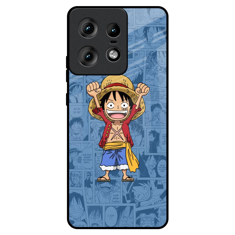 Chubby Anime Motorola Edge 50 Pro 5G Glass Back Cover Online