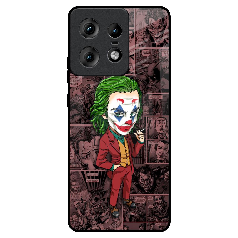 Joker Cartoon Motorola Edge 50 Pro 5G Glass Back Cover Online