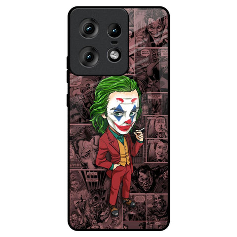 Joker Cartoon Motorola Edge 50 Pro 5G Glass Back Cover Online