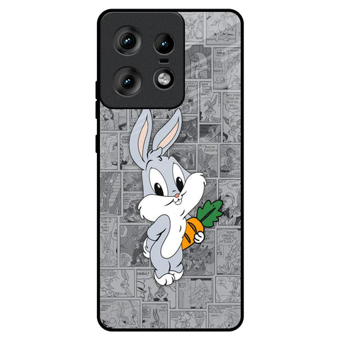 Cute Baby Bunny Motorola Edge 50 Pro 5G Glass Back Cover Online