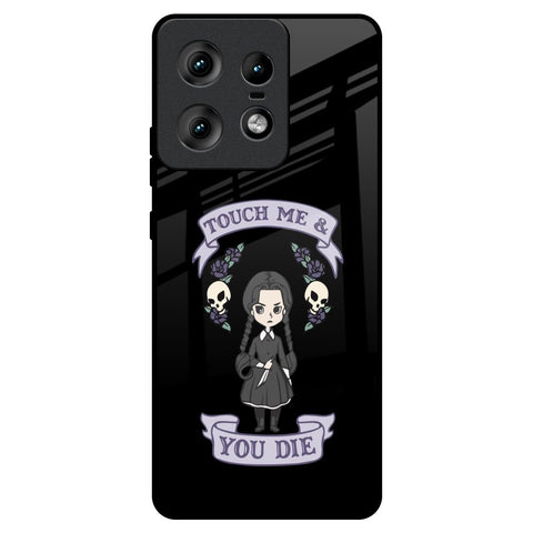 Touch Me & You Die Motorola Edge 50 Pro 5G Glass Back Cover Online