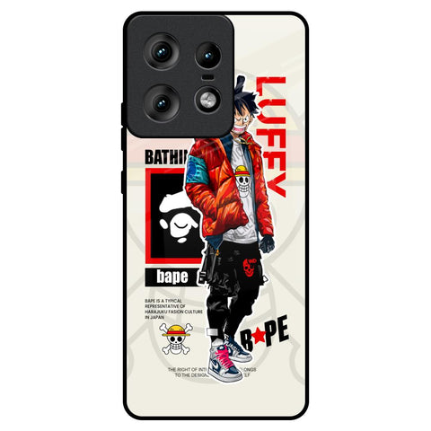 Bape Luffy Motorola Edge 50 Pro 5G Glass Back Cover Online