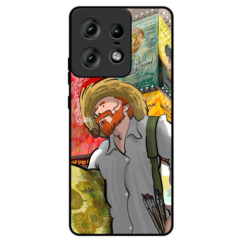 Loving Vincent Motorola Edge 50 Pro 5G Glass Back Cover Online