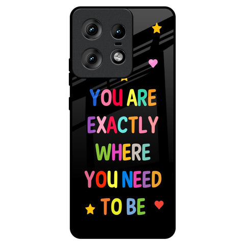 Magical Words Motorola Edge 50 Pro 5G Glass Back Cover Online