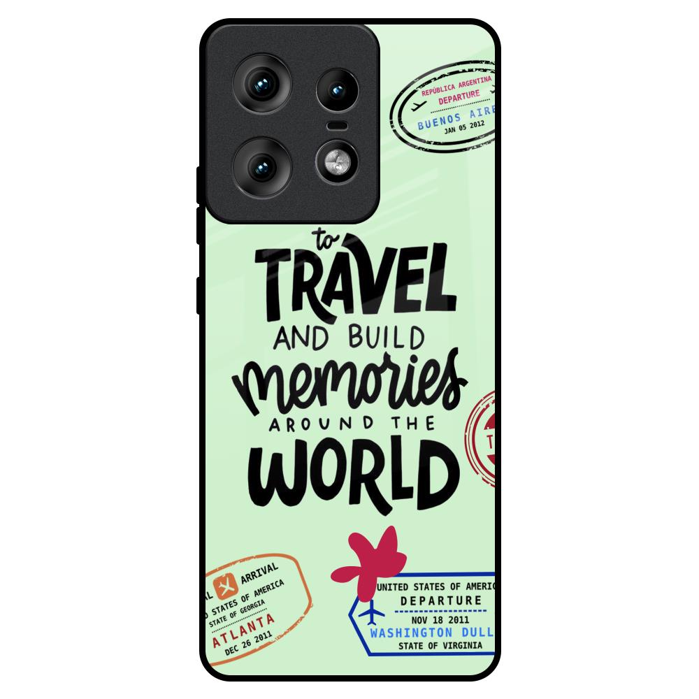 Travel Stamps Motorola Edge 50 Pro 5G Glass Back Cover Online