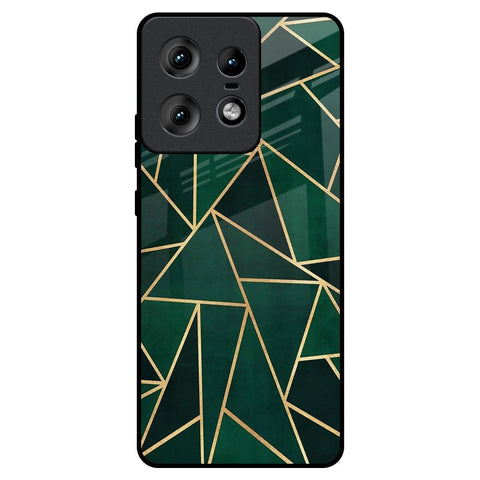 Abstract Green Motorola Edge 50 Pro 5G Glass Back Cover Online