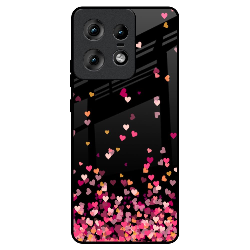 Heart Rain Fall Motorola Edge 50 Pro 5G Glass Back Cover Online