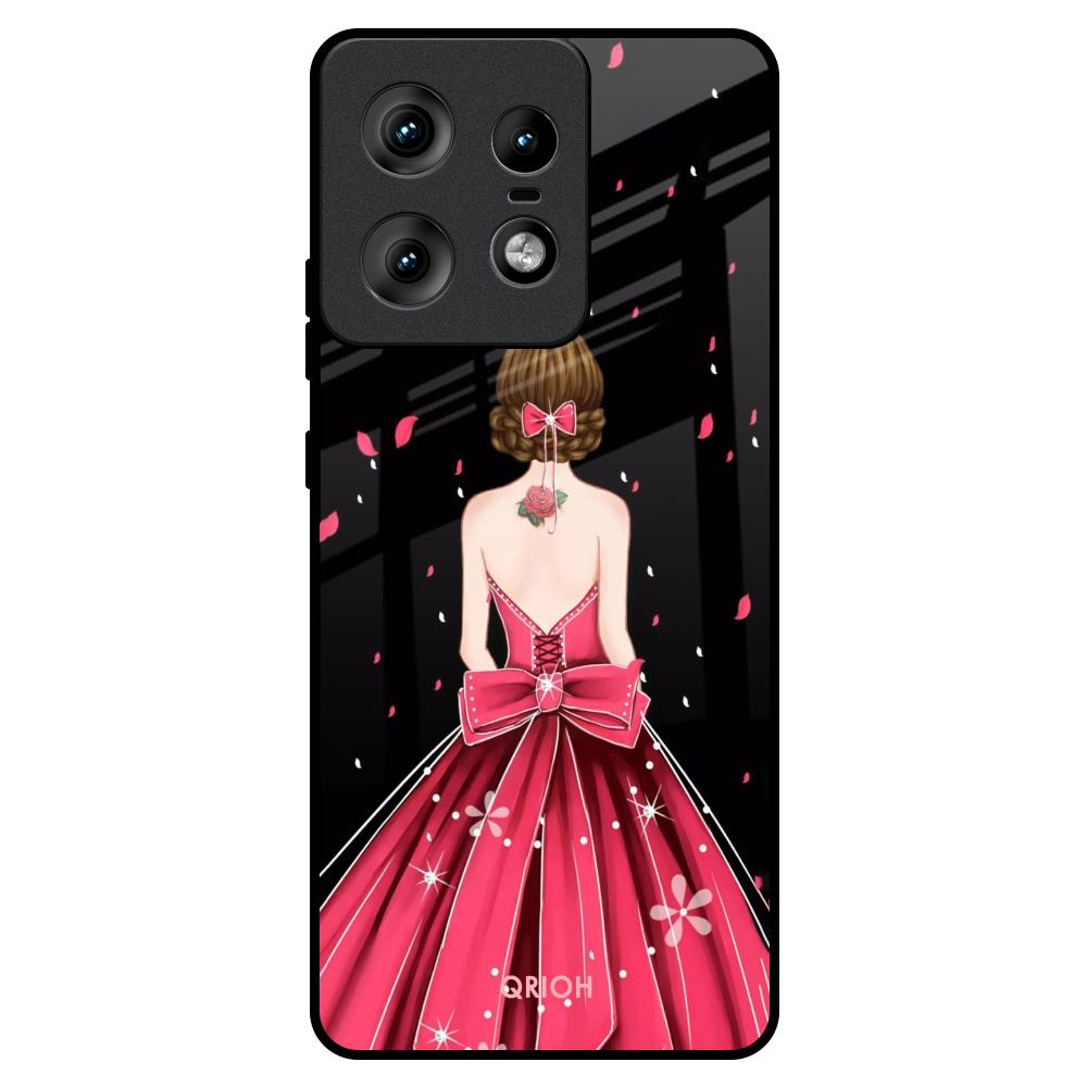 Fashion Princess Motorola Edge 50 Pro 5G Glass Back Cover Online