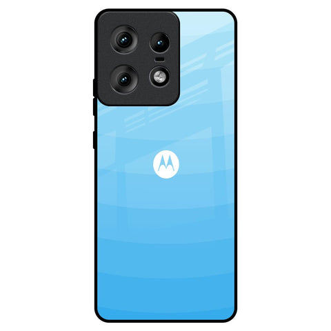 Wavy Blue Pattern Motorola Edge 50 Pro 5G Glass Back Cover Online