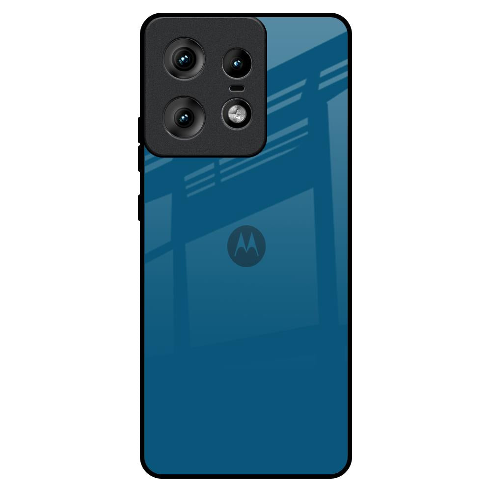 Cobalt Blue Motorola Edge 50 Pro 5G Glass Back Cover Online
