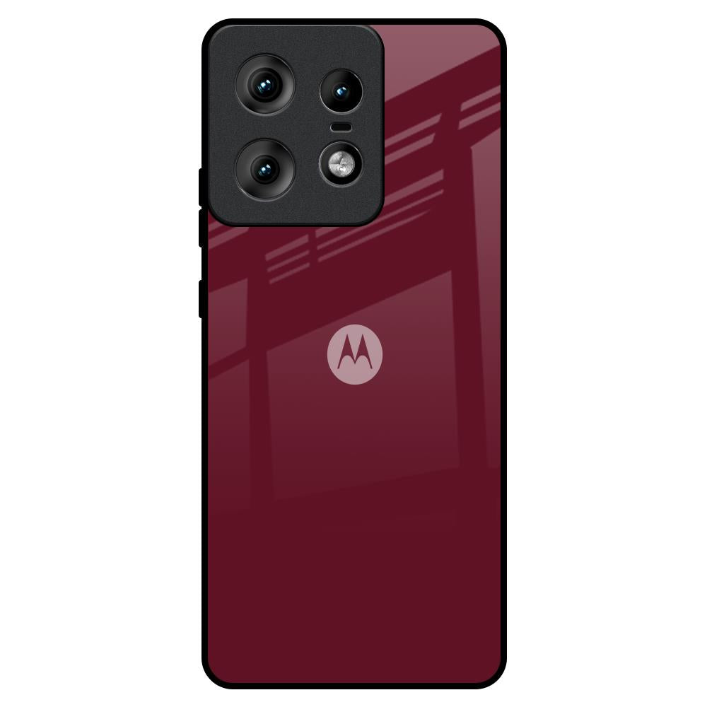 Classic Burgundy Motorola Edge 50 Pro 5G Glass Back Cover Online