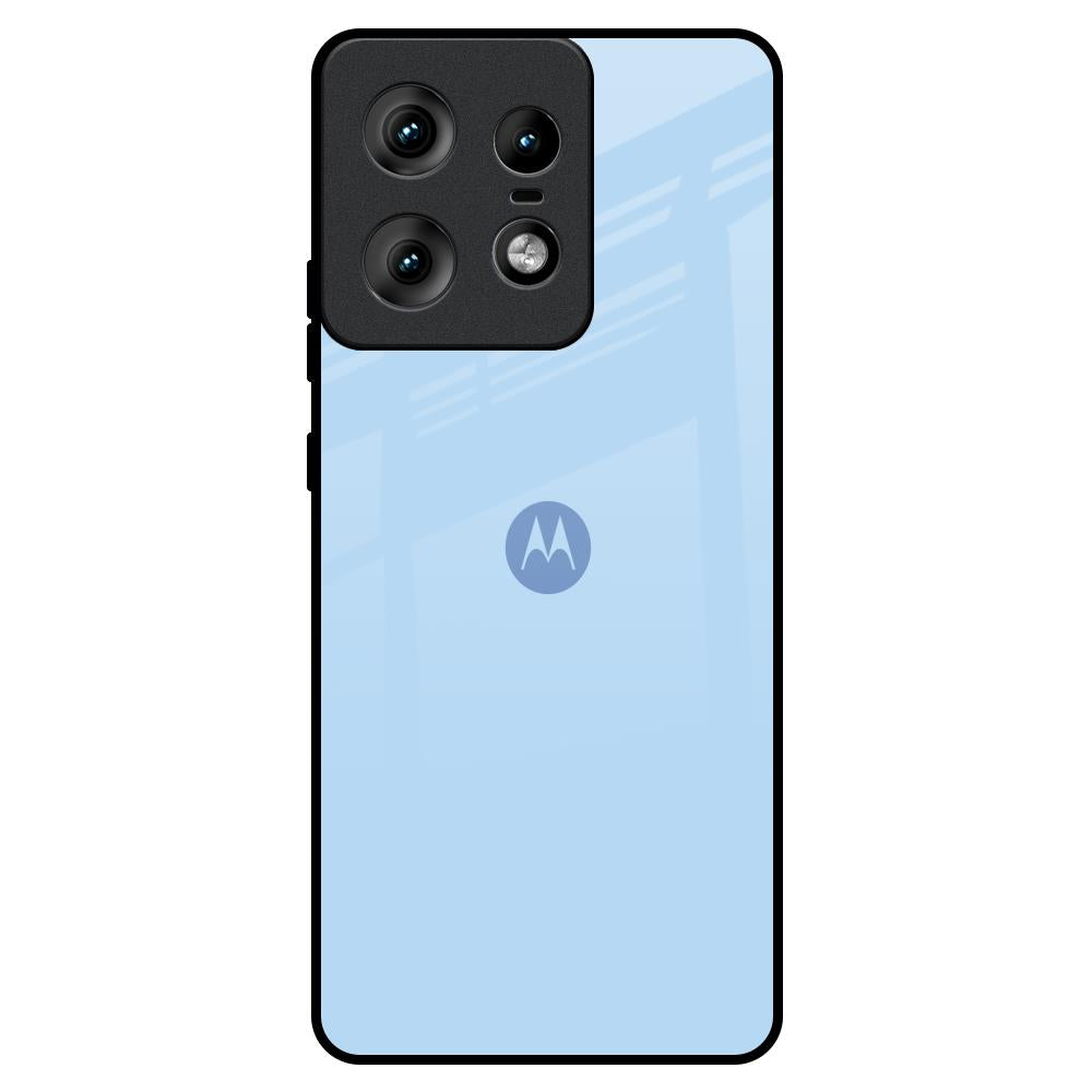 Pastel Sky Blue Motorola Edge 50 Pro 5G Glass Back Cover Online