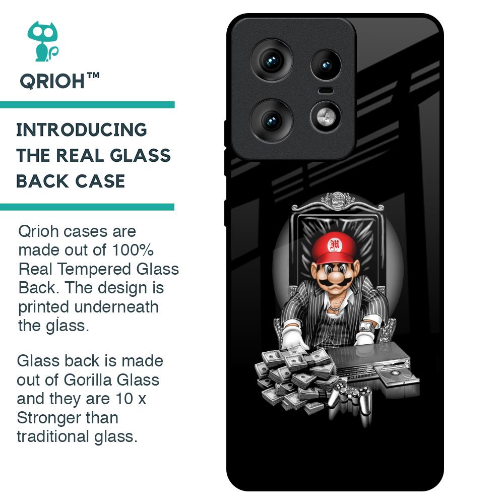 Dark Secret Glass Case for Motorola Edge 50 Pro 5G