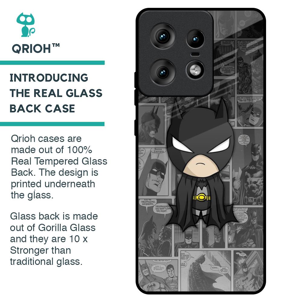 Cartoon Art Glass Case for Motorola Edge 50 Pro 5G