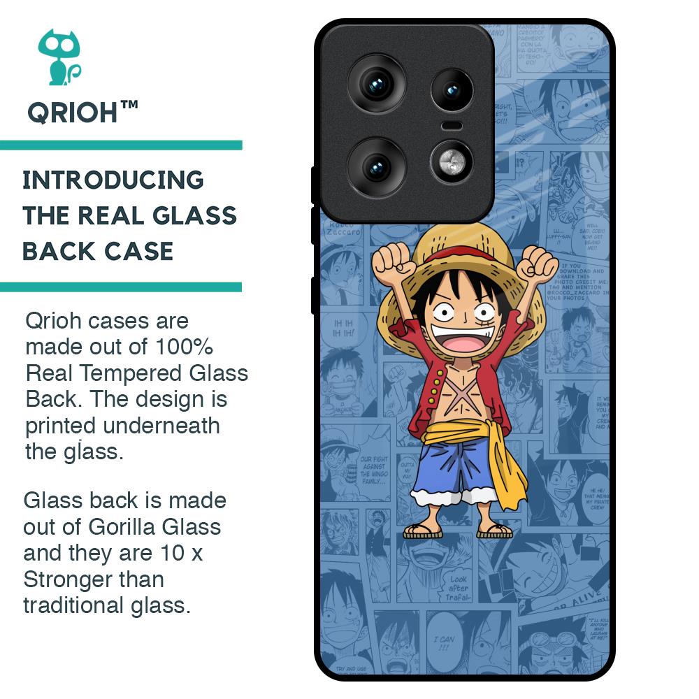 Chubby Anime Glass Case for Motorola Edge 50 Pro 5G