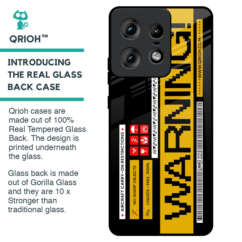 Aircraft Warning Glass Case for Motorola Edge 50 Pro 5G