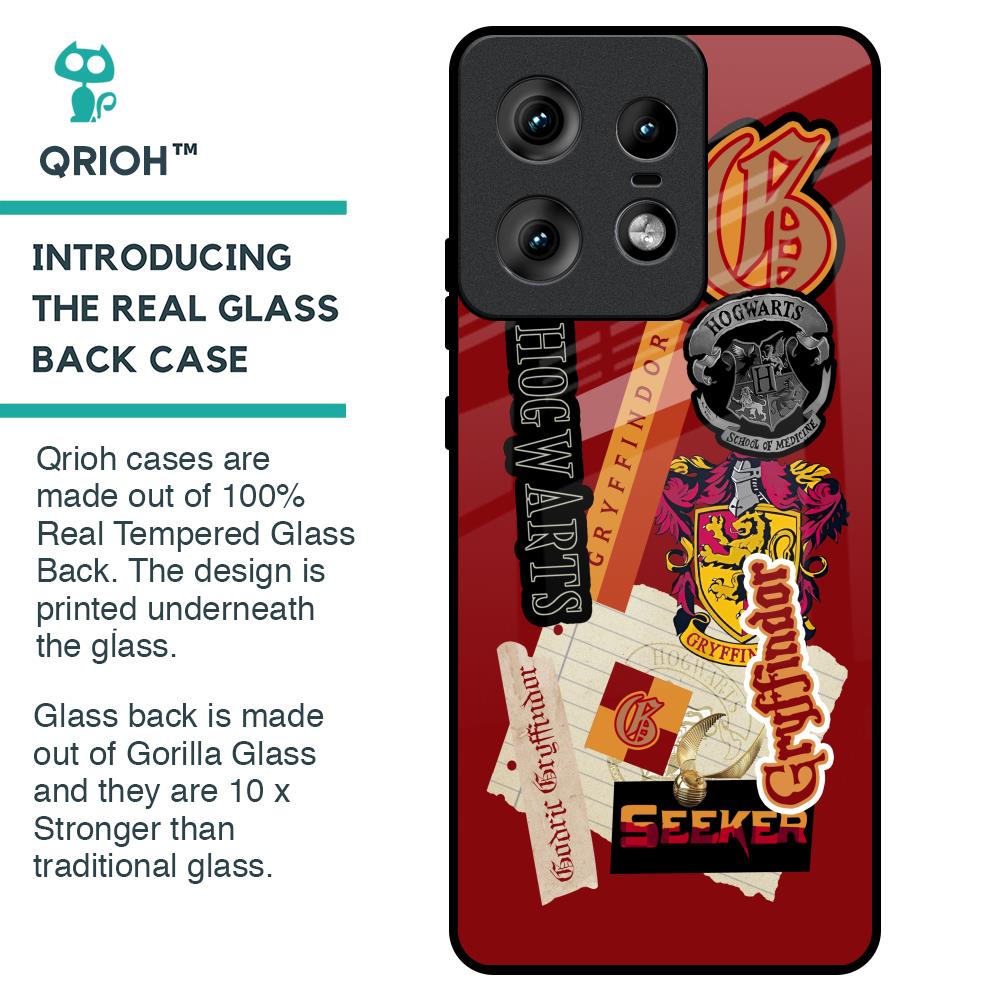 Gryffindor Glass Case for Motorola Edge 50 Pro 5G