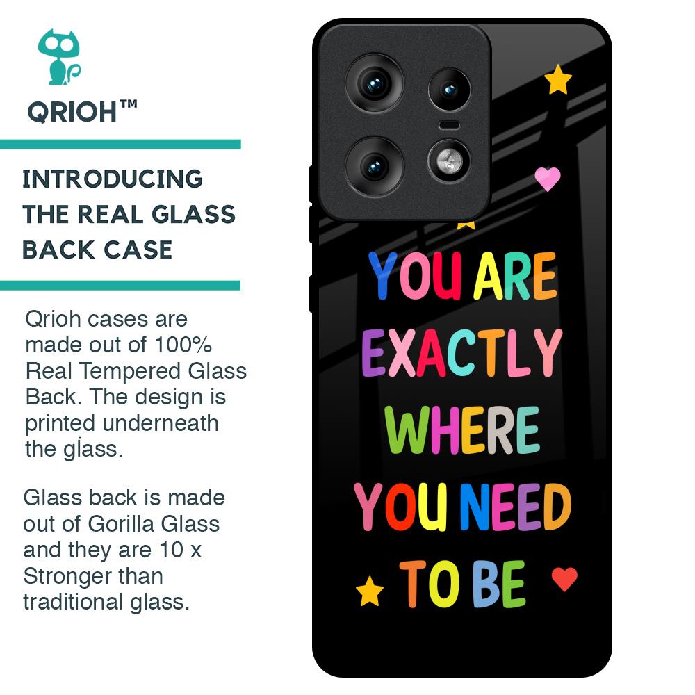 Magical Words Glass Case for Motorola Edge 50 Pro 5G