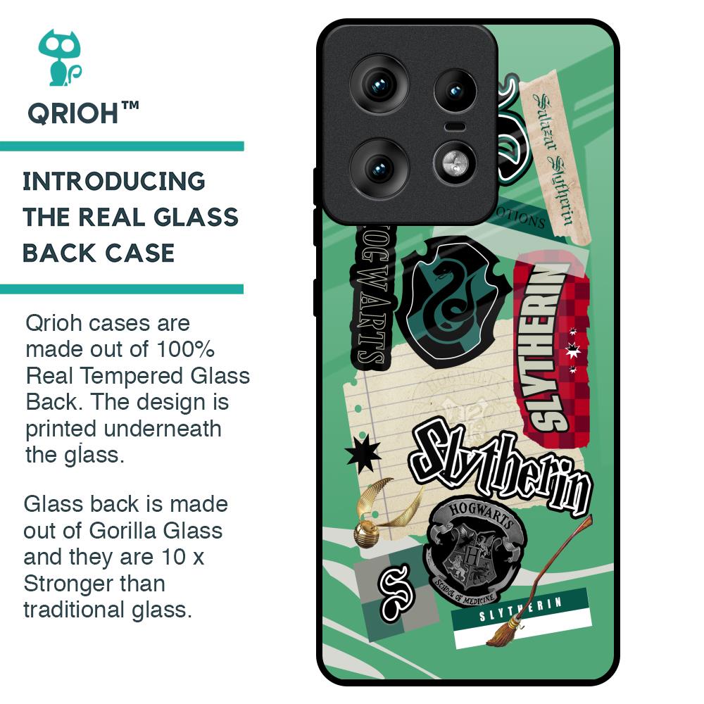 Slytherin Glass Case for Motorola Edge 50 Pro 5G