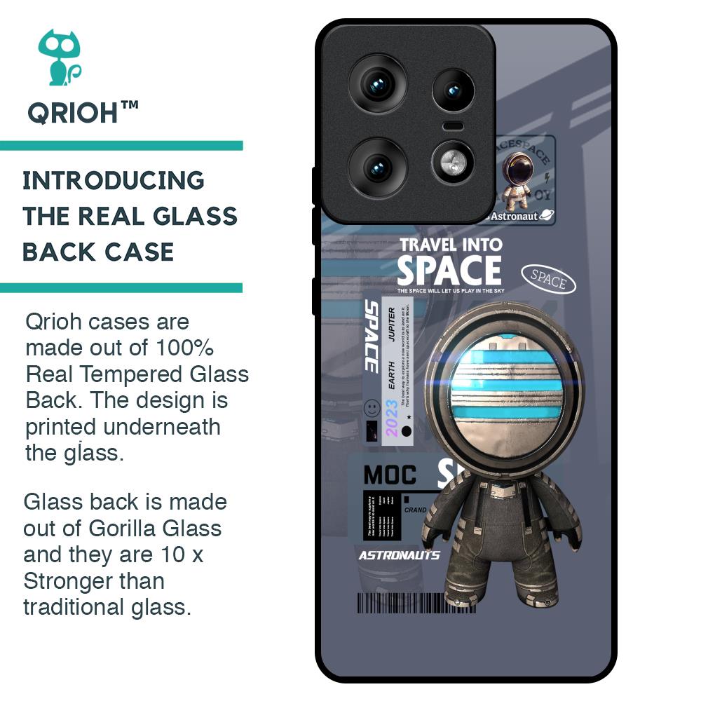 Space Travel Glass Case for Motorola Edge 50 Pro 5G