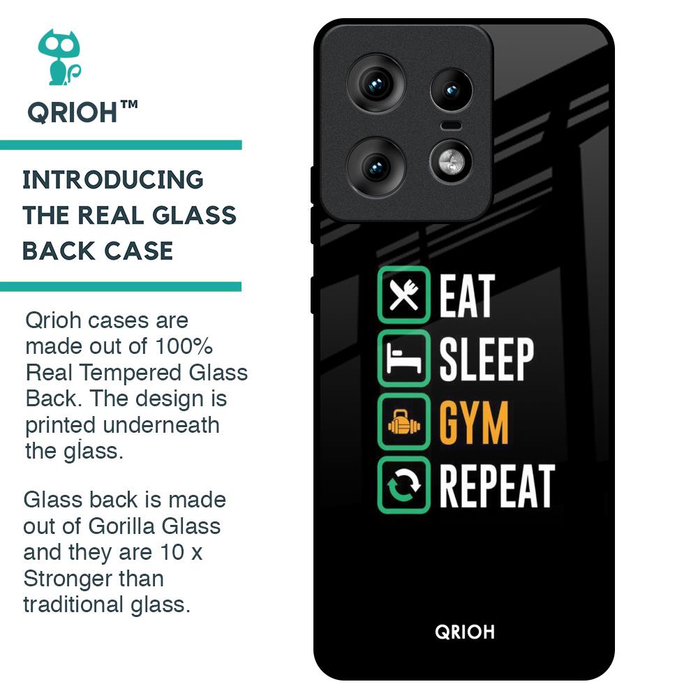 Daily Routine Glass Case for Motorola Edge 50 Pro 5G