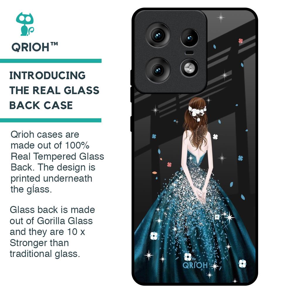Queen Of Fashion Glass Case for Motorola Edge 50 Pro 5G