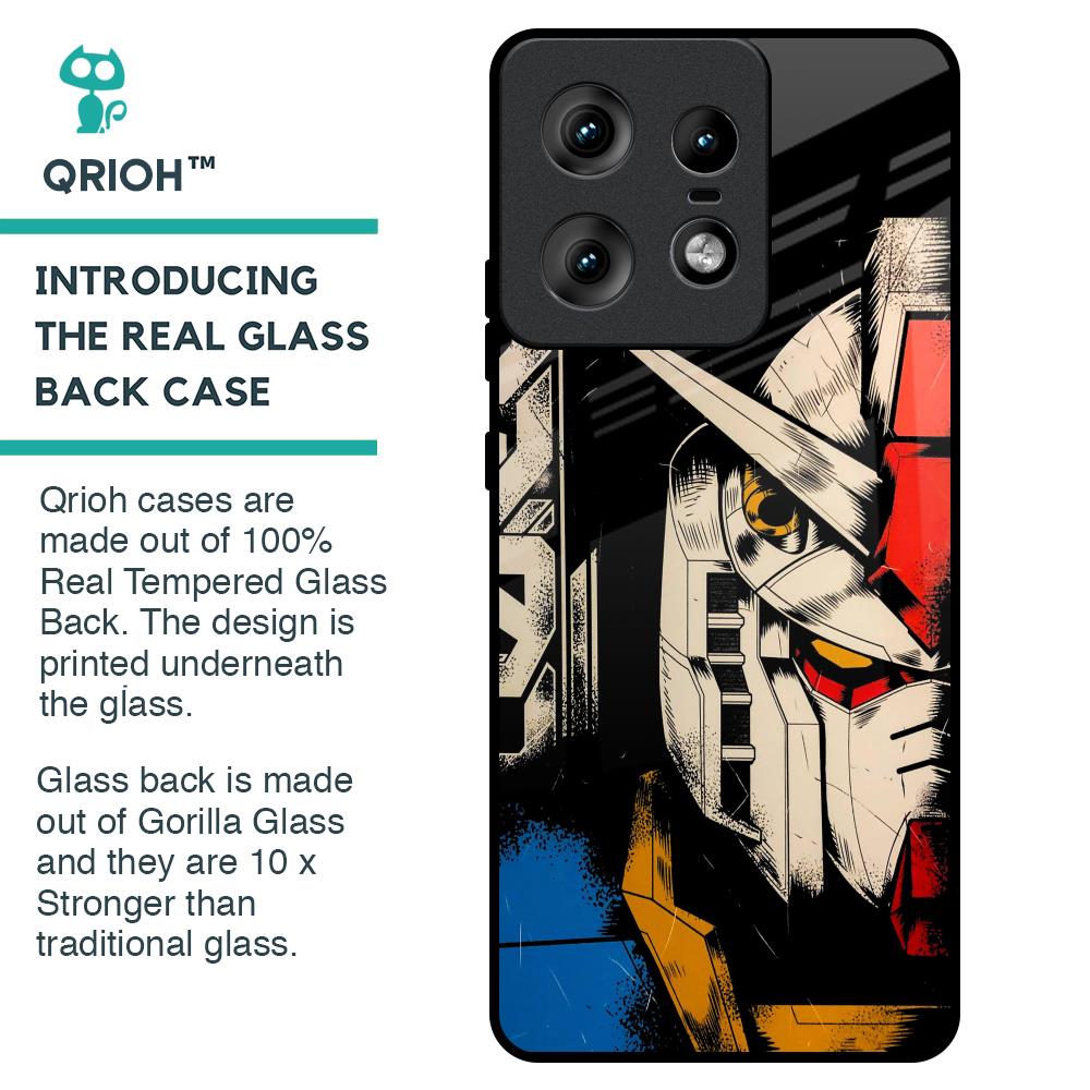 Transformer Art Glass Case for Motorola Edge 50 Pro 5G