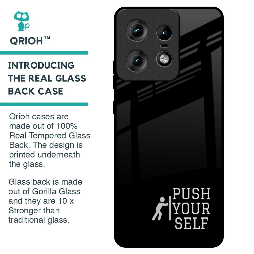 Push Your Self Glass Case for Motorola Edge 50 Pro 5G