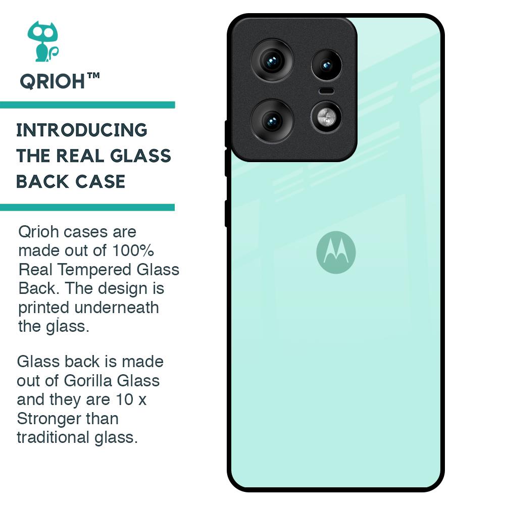 Teal Glass Case for Motorola Edge 50 Pro 5G