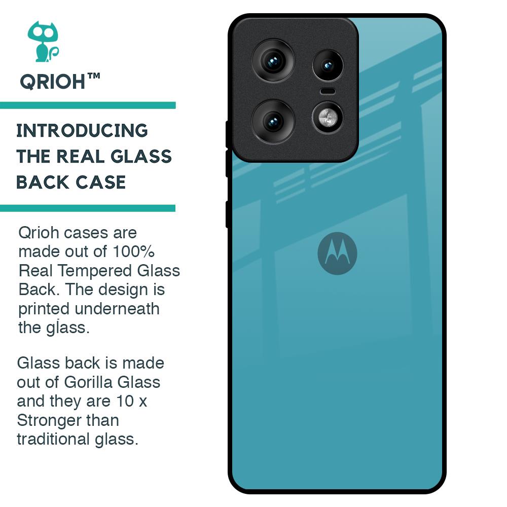 Oceanic Turquiose Glass Case for Motorola Edge 50 Pro 5G