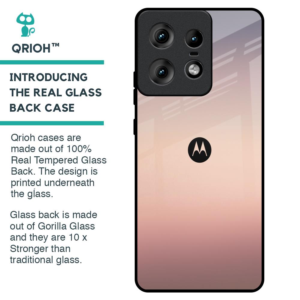 Golden Mauve Glass Case for Motorola Edge 50 Pro 5G
