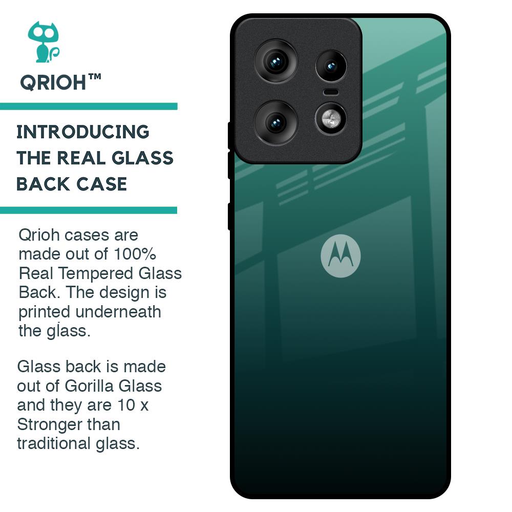 Palm Green Glass Case For Motorola Edge 50 Pro 5G