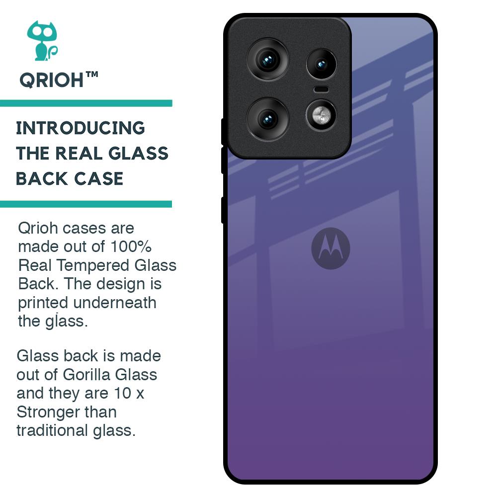 Indigo Pastel Glass Case For Motorola Edge 50 Pro 5G