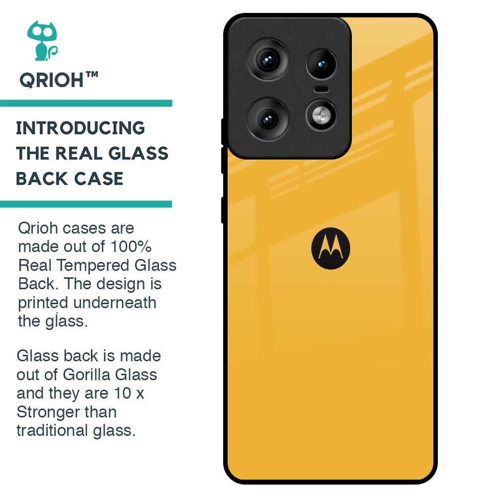 Fluorescent Yellow Glass case for Motorola Edge 50 Pro 5G