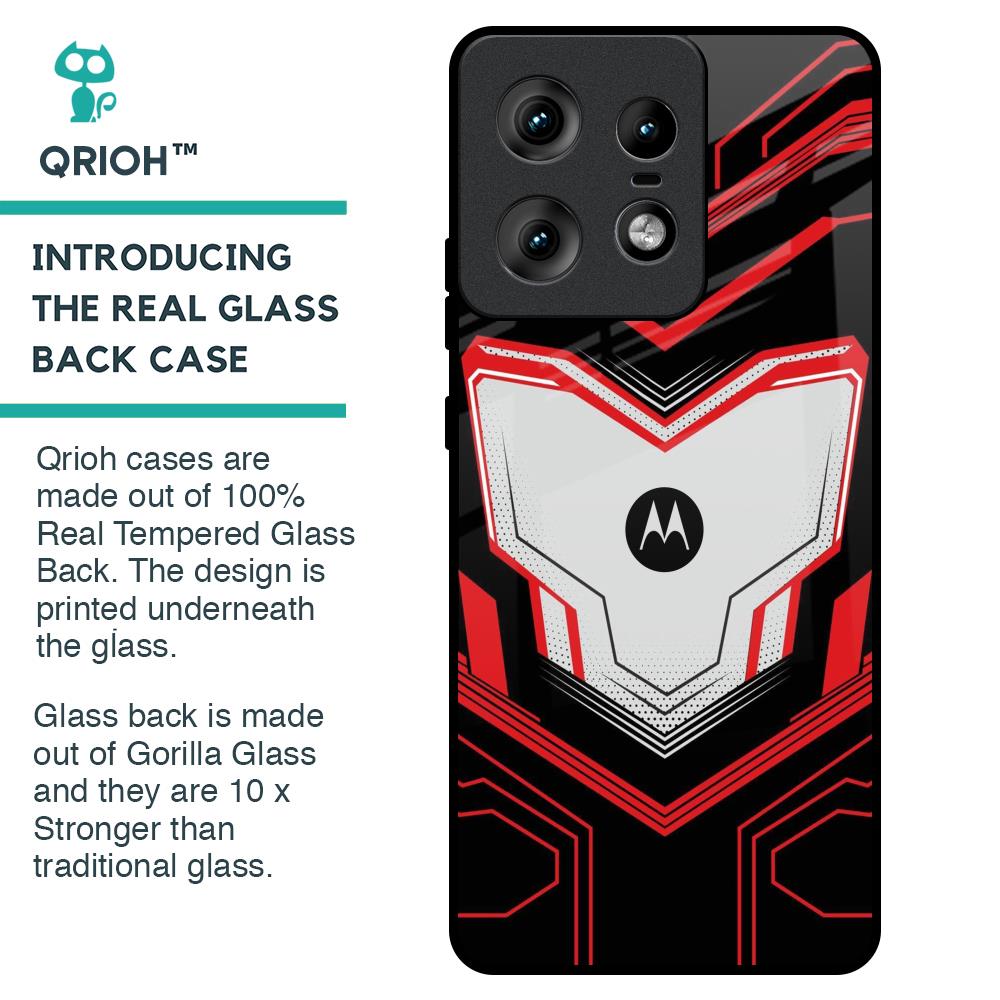 Quantum Suit Glass Case For Motorola Edge 50 Pro 5G