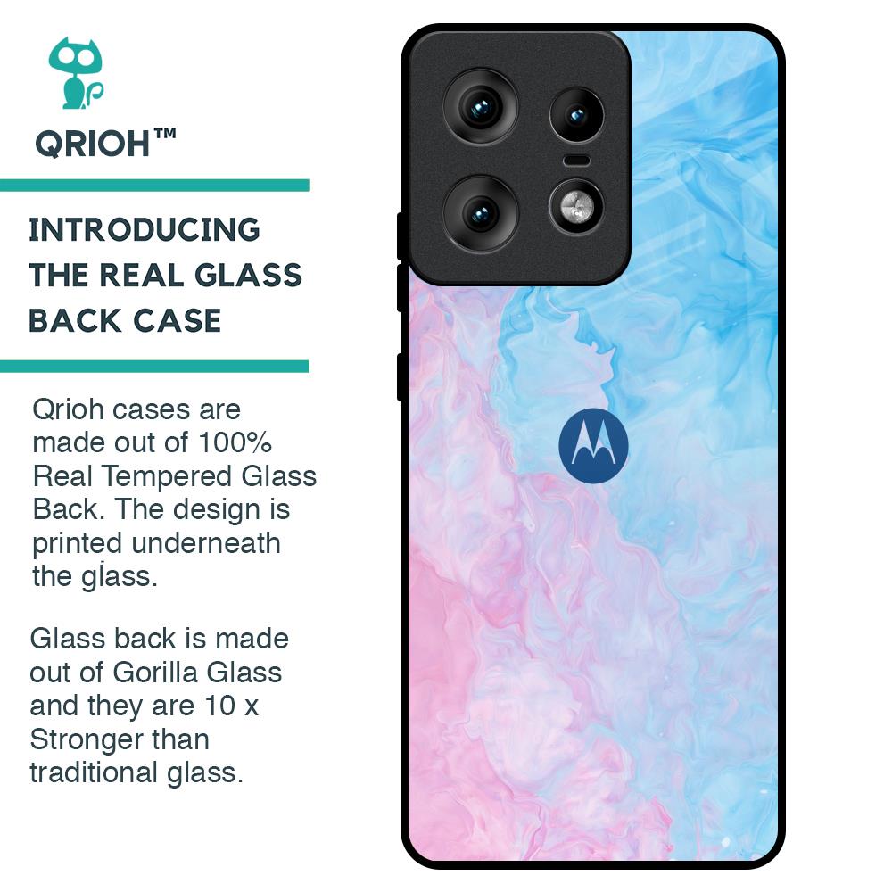Mixed Watercolor Glass Case for Motorola Edge 50 Pro 5G