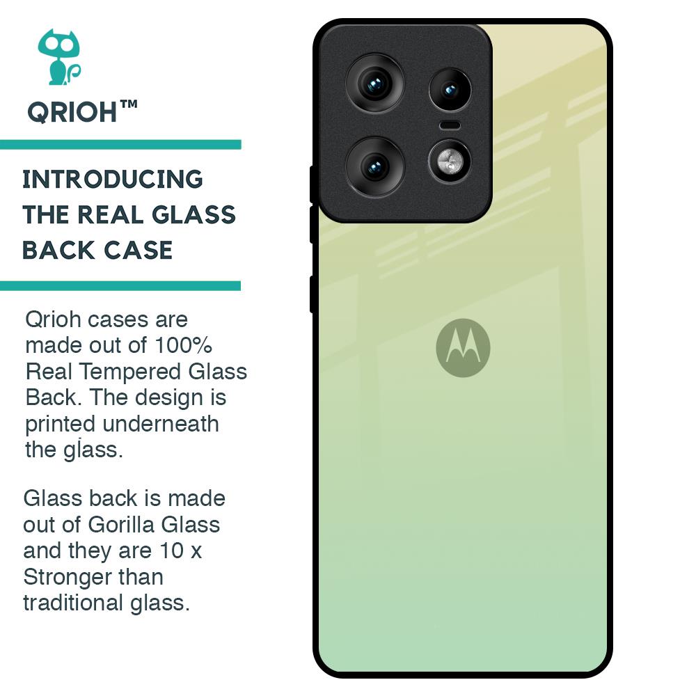 Mint Green Gradient Glass Case for Motorola Edge 50 Pro 5G
